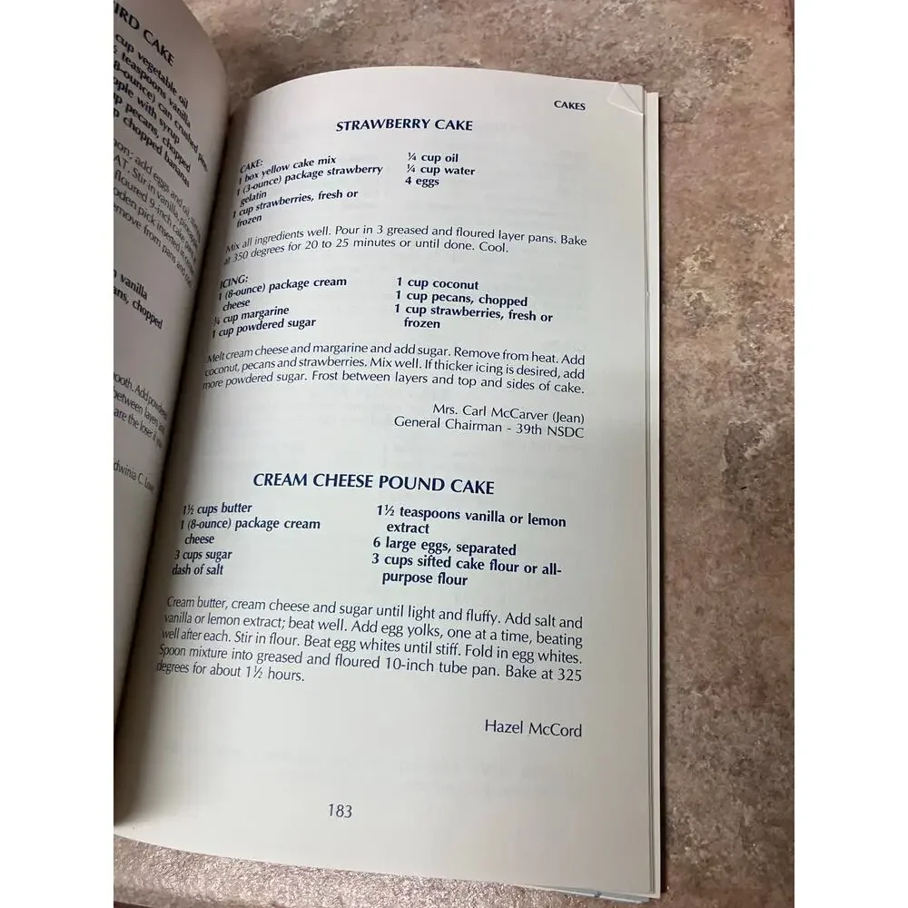 Memphis Memories 1989 Cookbook National Square Dance Convention‎ 80s VTG Vintage